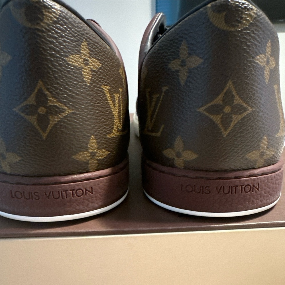 Louis Vuitton Brown and Gold Sneakers - Picture 10 of 10